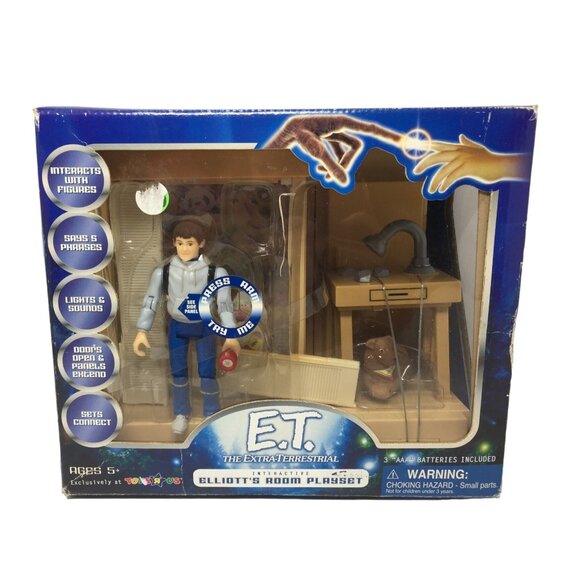 Vintage E.T. The Extra-Terrestrial Interactive Elliot's Room Playset - Picture 1 of 14